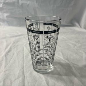 American MetalCraft Inc Vintage Cocktail Mixer 13oz Glass